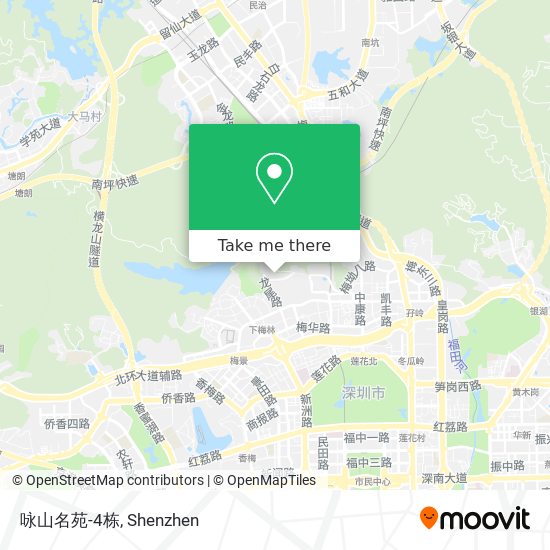 咏山名苑-4栋 map