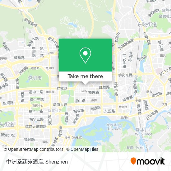 中洲圣廷苑酒店 map