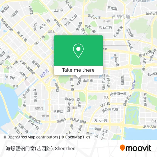 海螺塑钢门窗(艺园路) map