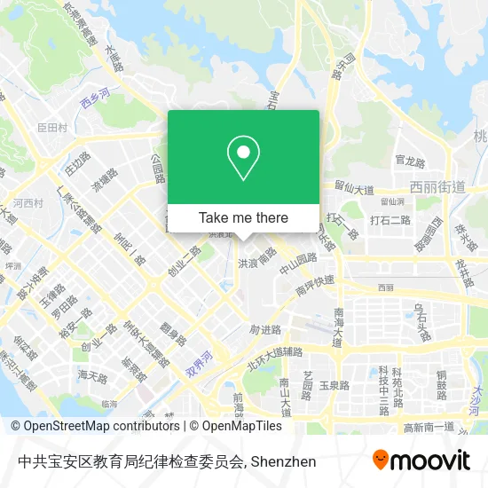 中共宝安区教育局纪律检查委员会 map