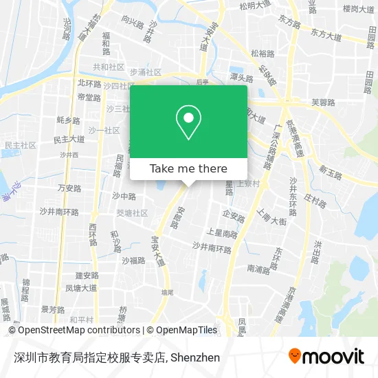 深圳市教育局指定校服专卖店 map