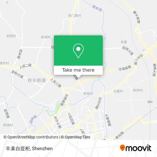 丰巢自提柜 map