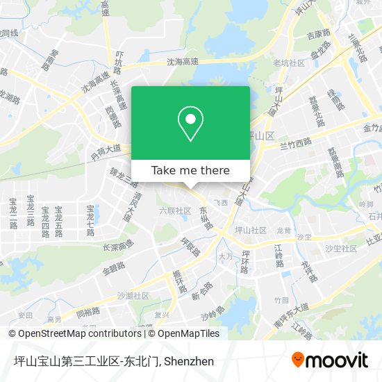 坪山宝山第三工业区-东北门 map