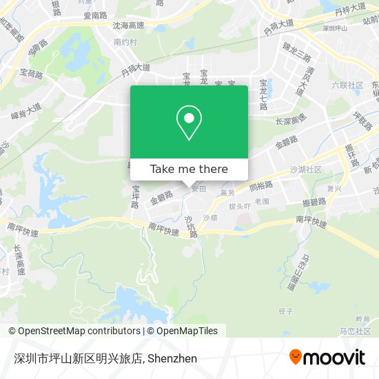 深圳市坪山新区明兴旅店 map