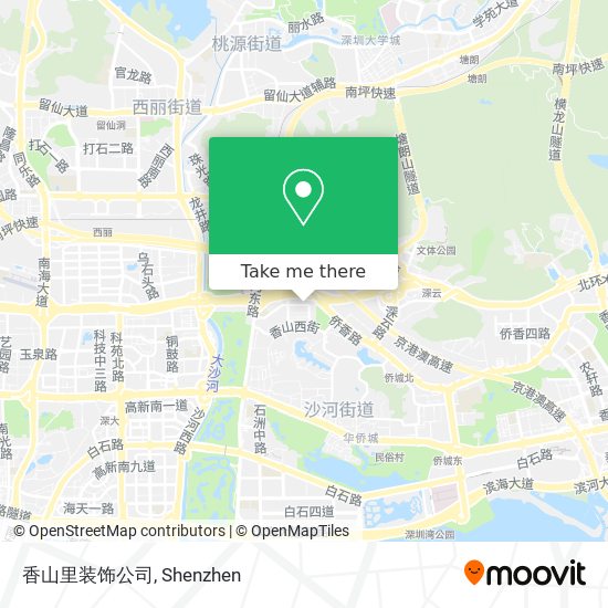 香山里装饰公司 map