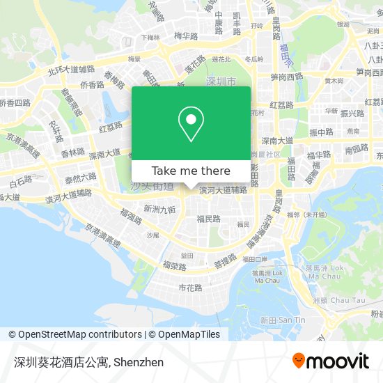 深圳葵花酒店公寓 map