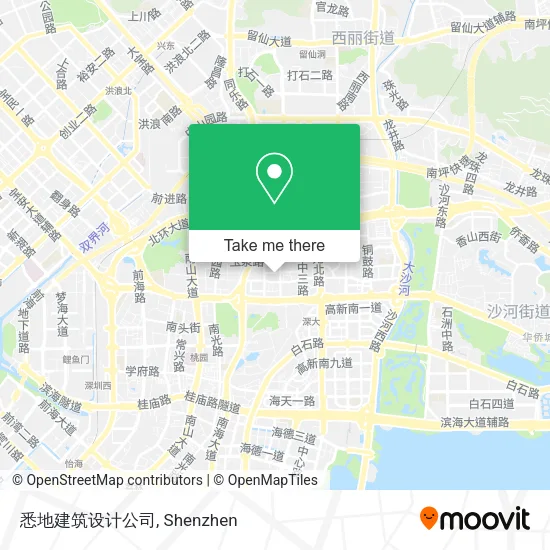 悉地建筑设计公司 map