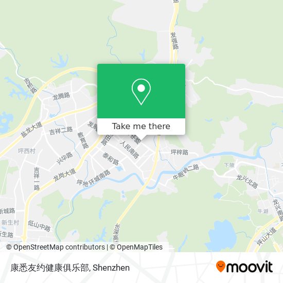 康悉友约健康俱乐部 map