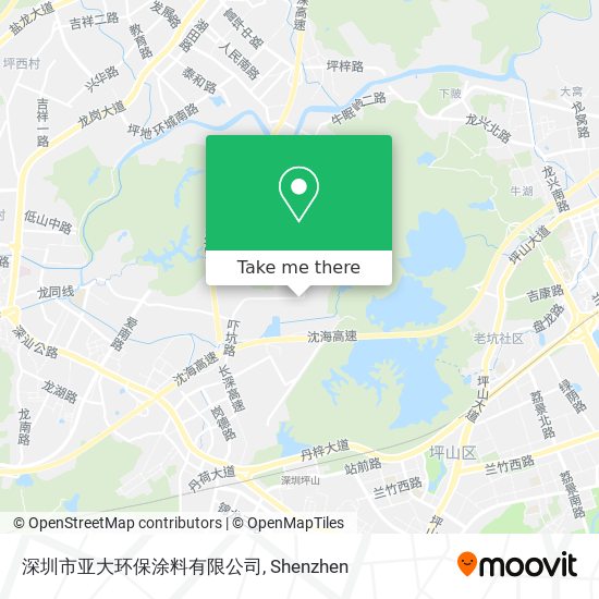 深圳市亚大环保涂料有限公司 map