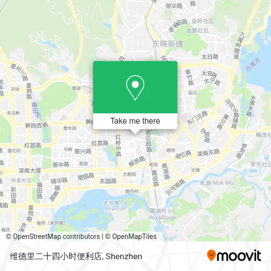 维德里二十四小时便利店 map