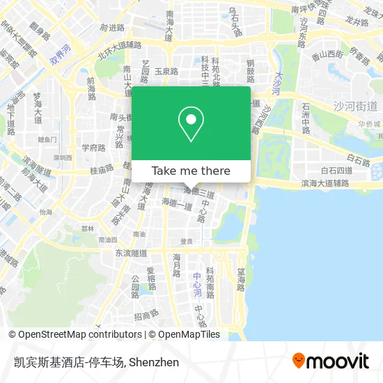 凯宾斯基酒店-停车场 map