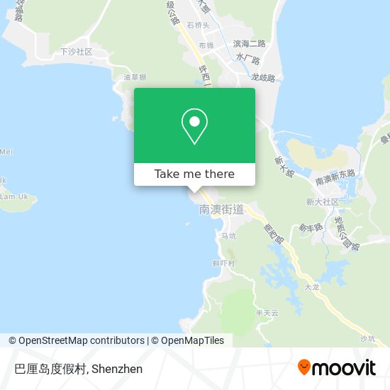 巴厘岛度假村 map