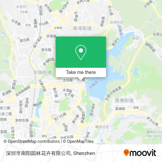 深圳市南阳园林花卉有限公司 map