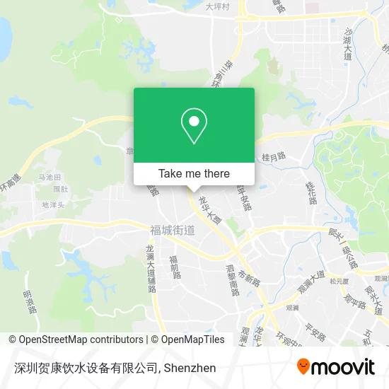 深圳贺康饮水设备有限公司 map
