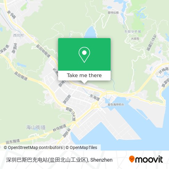 深圳巴斯巴充电站(盐田北山工业区) map
