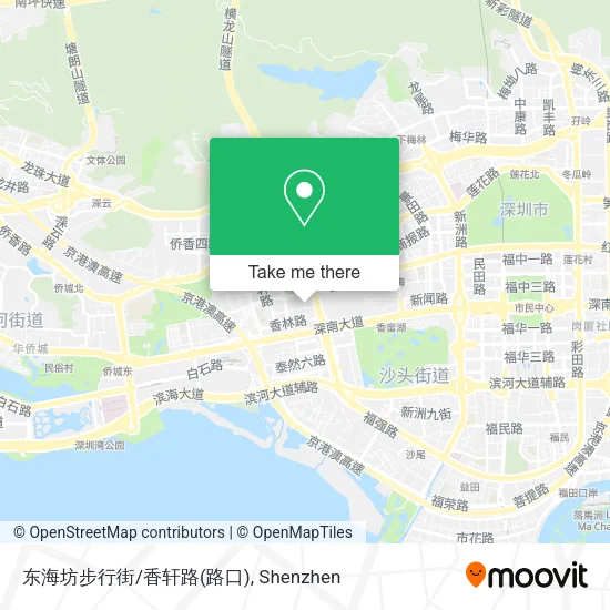 东海坊步行街/香轩路(路口) map