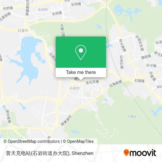 普天充电站(石岩街道办大院) map