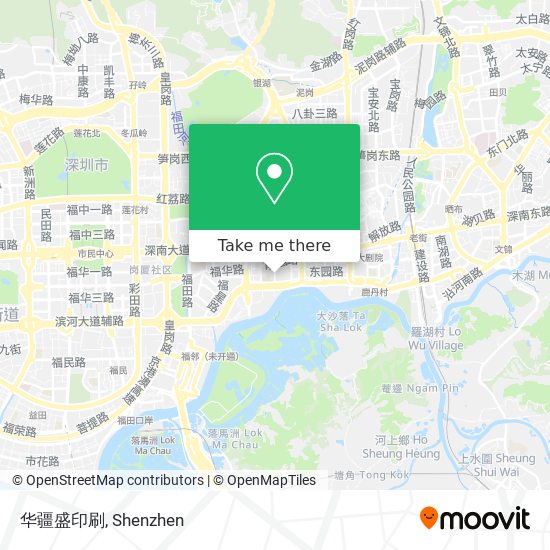 华疆盛印刷 map
