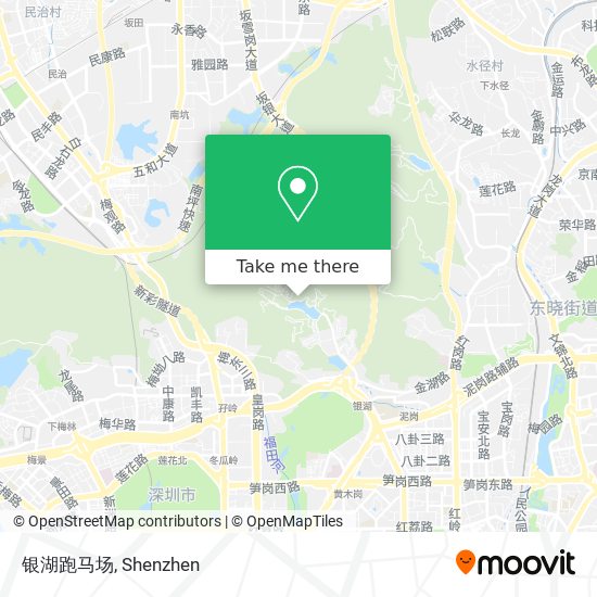 银湖跑马场 map