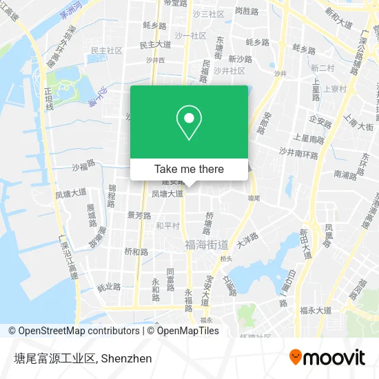 塘尾富源工业区 map