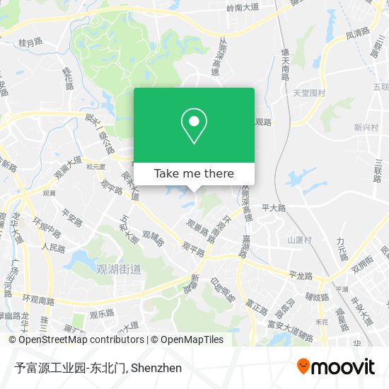 予富源工业园-东北门 map