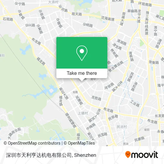 深圳市天利亨达机电有限公司 map