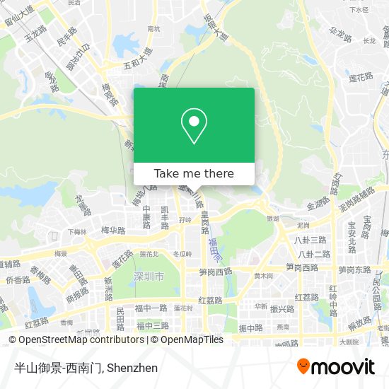 半山御景-西南门 map