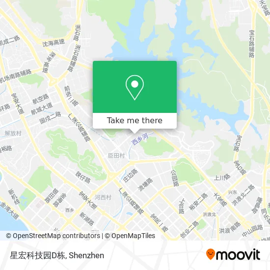 星宏科技园D栋 map