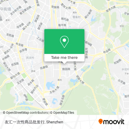 友汇一次性商品批发行 map