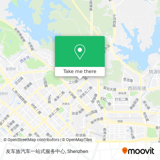 友车族汽车一站式服务中心 map