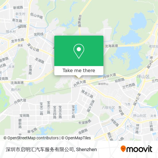 深圳市启明汇汽车服务有限公司 map