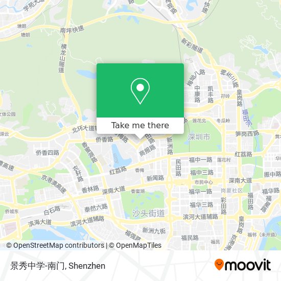 景秀中学-南门 map