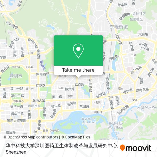 华中科技大学深圳医药卫生体制改革与发展研究中心 map