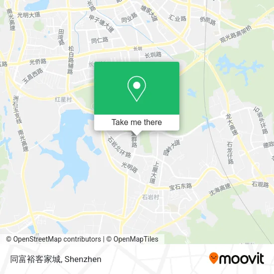 同富裕客家城 map