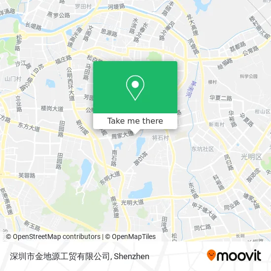 深圳市金地源工贸有限公司 map