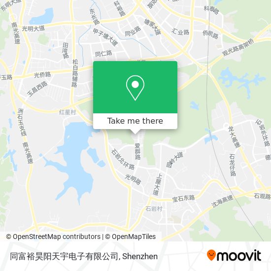 同富裕昊阳天宇电子有限公司 map