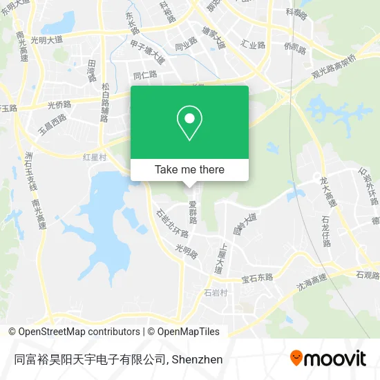 同富裕昊阳天宇电子有限公司 map
