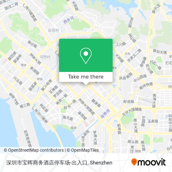 深圳市宝晖商务酒店停车场-出入口 map