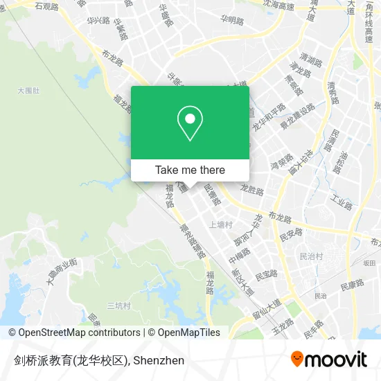 剑桥派教育(龙华校区) map