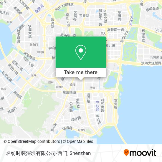 名纺时装深圳有限公司-西门 map