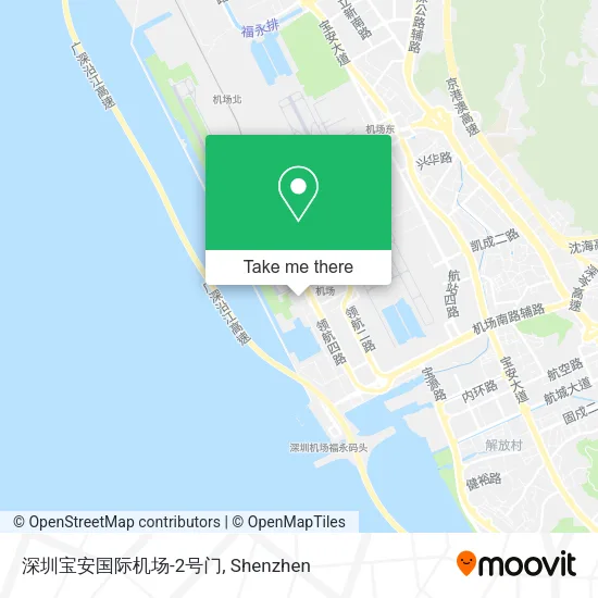 深圳宝安国际机场-2号门 map