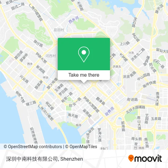深圳中南科技有限公司 map
