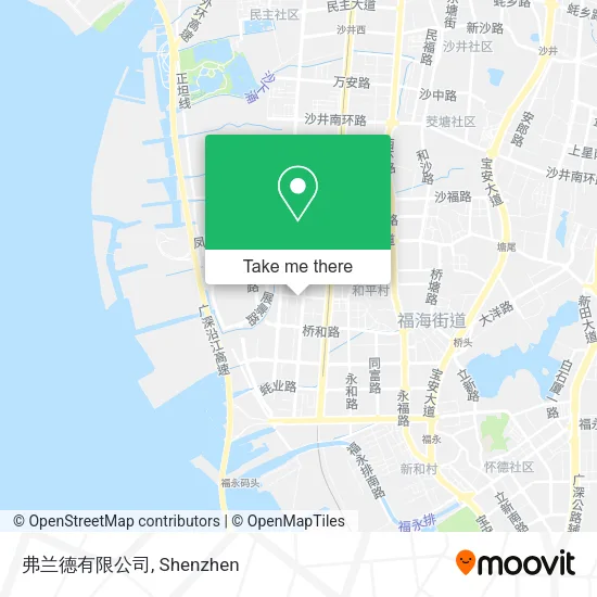 弗兰德有限公司 map