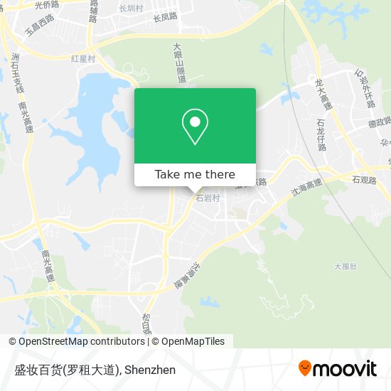 盛妆百货(罗租大道) map