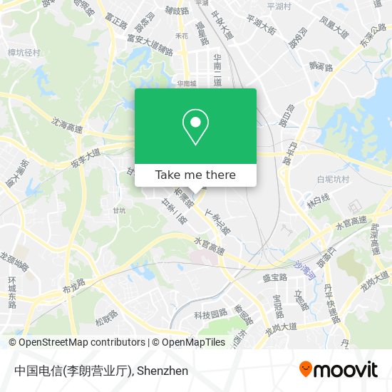 中国电信(李朗营业厅) map