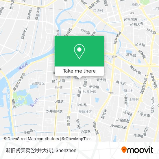 新旧货买卖(沙井大街) map