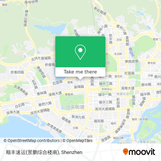 顺丰速运(景鹏综合楼南) map