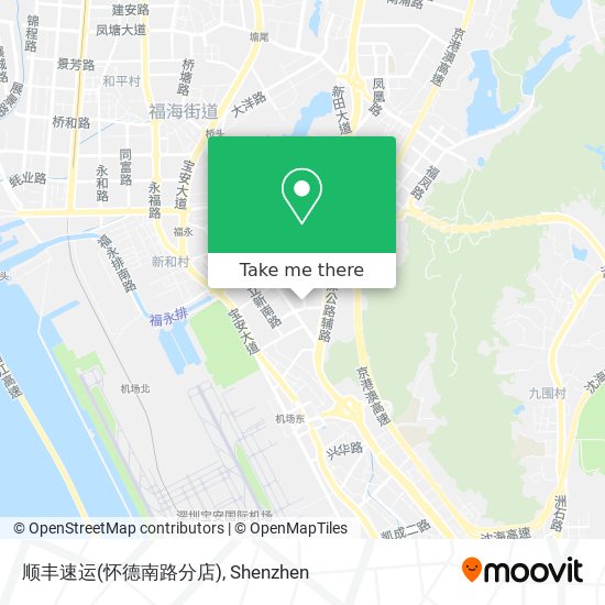顺丰速运(怀德南路分店) map