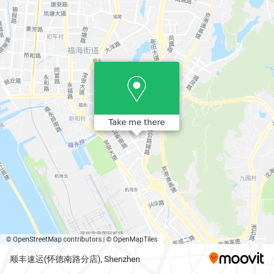 顺丰速运(怀德南路分店) map