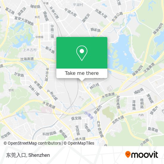 东莞入口 map